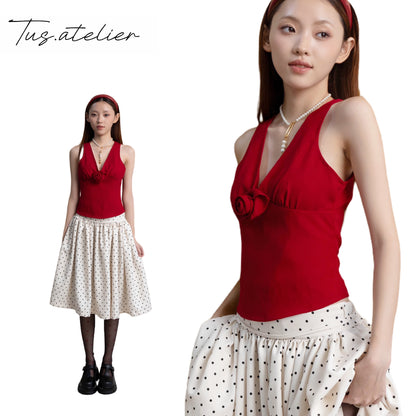 TUS - Camellia-patterned shirt